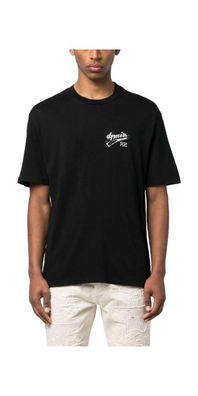 Amiri 22 Logo Print T Shirt Schwarz Herren
