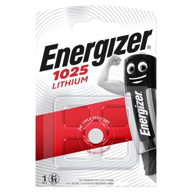 1x Energizer CR 1025 Lithium Batterie Knopfzelle DL1025 3V 30mAh Auto Uhren