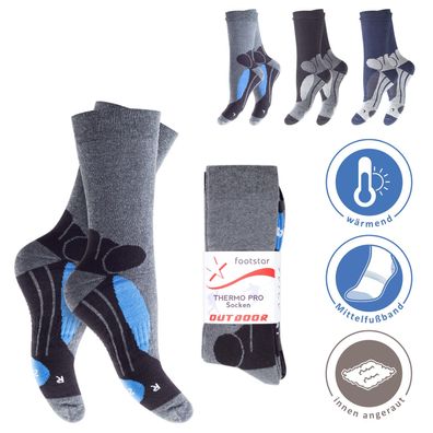 3 Paar Thermosocken Winter Socken Herren Damen Dicke Warme Socken Thermo Wintersocken
