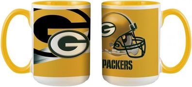 NFL Green Bay Packers Kaffeetasse Tasse 450ml 3D Inner Color 445ml Mug 888966132818