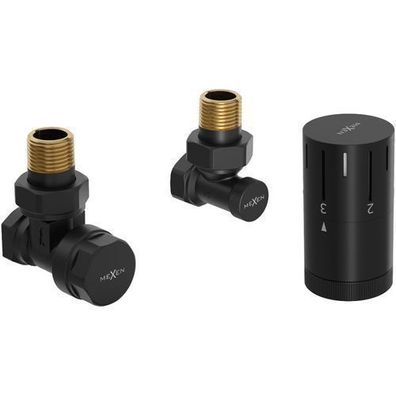 Mexen G05 Thermostat Eckventil-Set, Schwarz