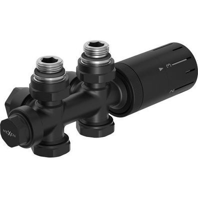 Mexen G05 Thermostat-Set Schwarz, Duplex DN50