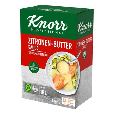 Knorr Zitronen-Butter-Sauce Pulver 3 kg (ergibt 18 L)