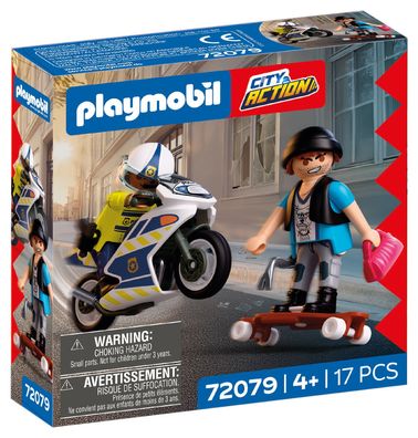 Playmobil® City Action 72079 Verfolgungsjagd mit Motorrad