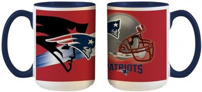 NFL New England Patriots Kaffeetasse Tasse 3D Inner Color 445ml Mug 888966132894