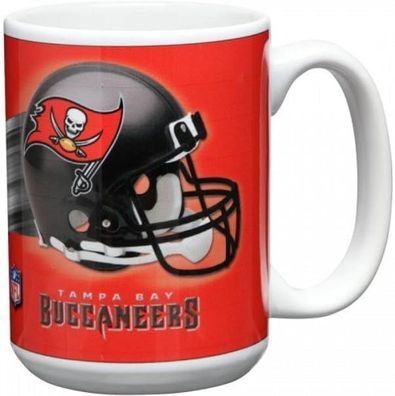 NFL Tampa Bay Buccaneers Kaffeetasse Tasse 3D Inner Color 445ml Mug 888966132986
