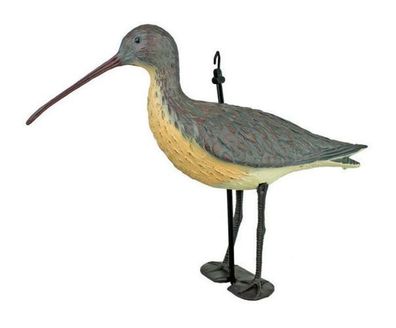 Großer Brachvogel Gartenfigur Für Außen Gartendeko Figur Kunstoff Groß 50x35cm