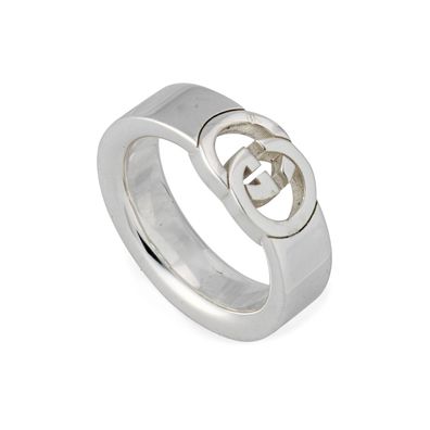 Gucci - YBC814949001 - Gucci Ineinandergreifender G-Ring aus Sterlingsilber