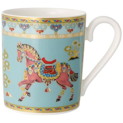 Villeroy & Boch Signature – Samarkand Aquamarin Becher mit Henkel 111 x 77 x 99