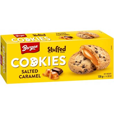 Bergen Stuffed Cookies Salted Caramel 130 g