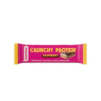 Bombus Crunchy Protein Raspberry 50 g