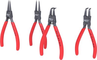 KS TOOLS Sicherungszangen-Satz, 10-25 mm, 4-tlg