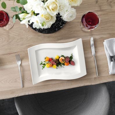 Villeroy & Boch – NewWave Frühstücksteller rechteckig 255 x 201 x 30 mm – Premium