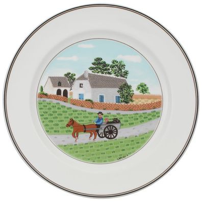 Villeroy & Boch – Design Naif Speiseteller Bauer 271 mm – Premium Porcelain –