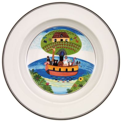Villeroy & Boch – Design Naif Suppenteller Arche Noah 221 mm, 310 ml – Premium