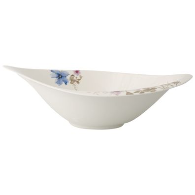 Villeroy & Boch – Mariefleur Gris Serve & Salad Salatschüssel 341 x 222 x 98 mm,