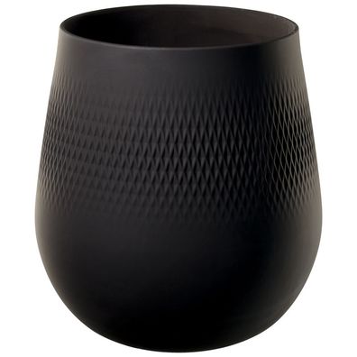Villeroy & Boch – Manufacture Collier noir Vase Carré groß 208 mm, 5500 ml – Premi
