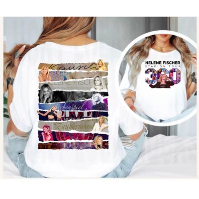 Helene Fischer T-Shirt Damen - Stadion Tour Fan Shirt Schlager Konzert Outfit