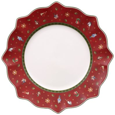 Villeroy & Boch – Toy's Delight Speiseteller rot 284 mm – Premium Porcelain –