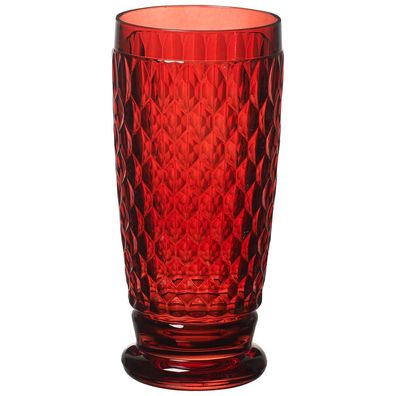 Villeroy & Boch – Boston coloured Longdrink red 77 mm, 300 ml – Kristallglas –