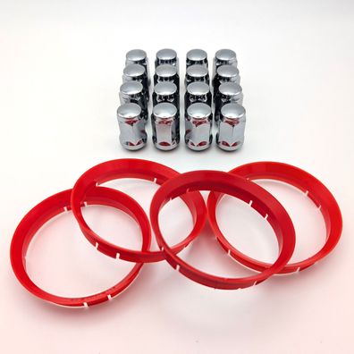 Borbet Felgen Anbausatz 5217 SI Radmuttern Zentrierringe Für Hyundai Bayon i20