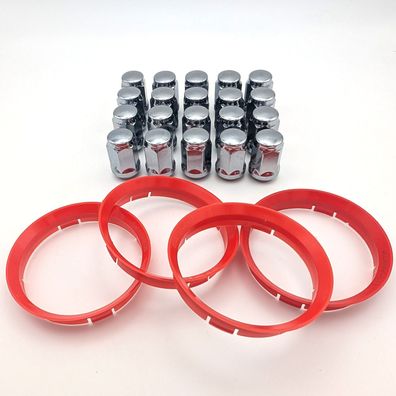 Borbet Felgen Anbausatz 5305 SI Radmuttern Zentrierringe Für Mitsubishi Asx Eclipse