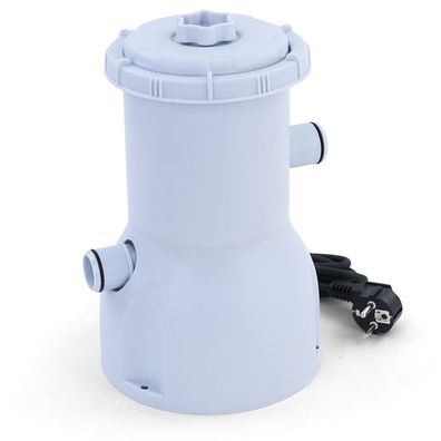 Pool Filterpumpe mit Kartusche Wasserfilter 2271 l/h für Bestway Intex