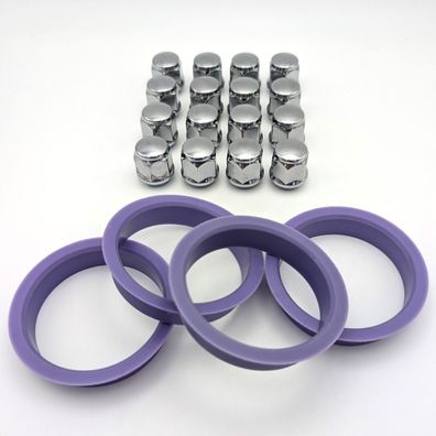 Borbet Felgen Anbausatz 5334 SI Radmuttern Zentrierringe Für NISSAN Micra Note