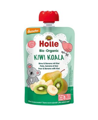 6x Holle Kiwi Koala - Birne & Banane mit Kiwi 100g