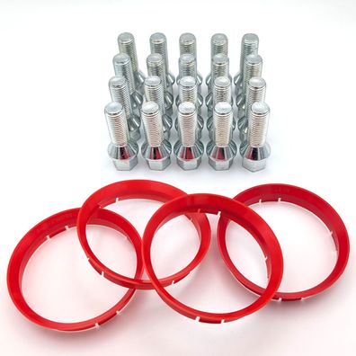 Borbet Felgen Anbausatz 5208 SI Radschrauben Zentrierringe Für Peugeot 3008 5008