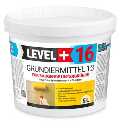 Grundiermittel 5L Konzentrat 1:3 unter Spachtelmassen, Gipskleber, Putze L+16