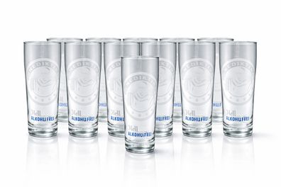 Benediktiner Hell Alkoholfrei Biergläser 12er Set 0,3L geeicht – Markenbiergläs