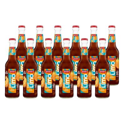 granini Die Limo Spezial Cola-Orange 12x 0,33L – Erfrischungsgetränk mit Cola