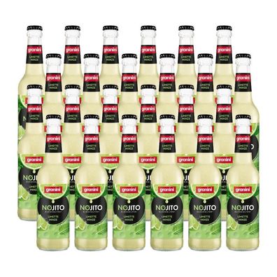 granini NØJITO Limette Minze 24x 0,33L – alkoholfreies Erfrischungsgetränk im 2