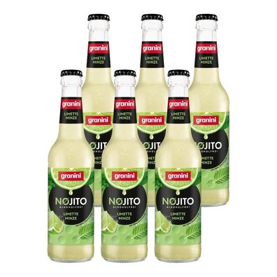 granini NØJITO Limette Minze 6x 0,33L – alkoholfreies Erfrischungsgetränk, inkl