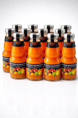 Vaihinger Multivitamin Mehrfruchtsaft 12x 0,2L – Fruchtsaftgetränk in Glasflasc
