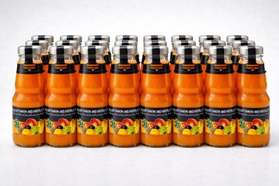 Vaihinger Multivitamin Mehrfruchtsaft 24x 0,2L – Fruchtsaftgetränk in Glasflasc