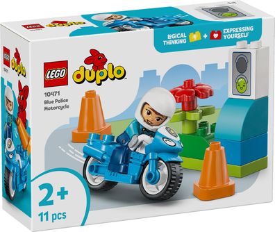LEGO® DUPLO® 10471 Blaues Polizeimotorrad