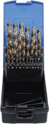 BGS technic - Spiralbohrer-Satz | HSS-G M35 Cobaltstahl | 1 - 13 mm | 25-tlg