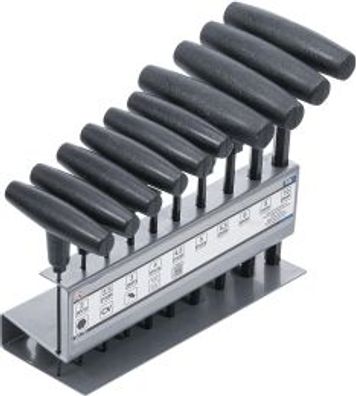 BGS Do it yourself - Schraubendreher-Satz mit T-Griff | Innensechskant 2 - 10 mm