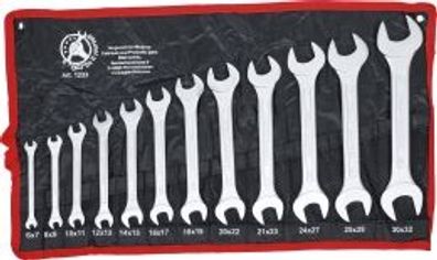 BGS Do it yourself - Doppel-Maulschlüssel-Satz | SW 6 x 7 - 30 x 32 mm | 12-tlg