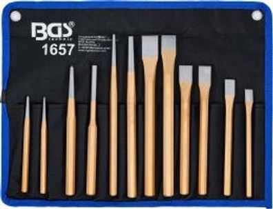 BGS technic - Splintentreiber-/ Meissel-/ Körner-Satz | 12-tlg