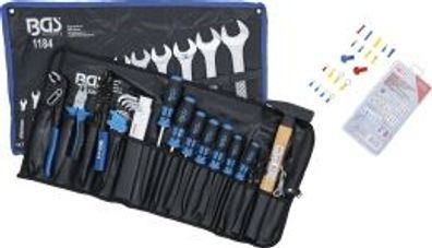 BGS technic - Werkzeugsortiment in Rolltasche | 270-tlg