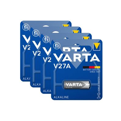 4x Varta V27A MN27 A27 L828 GP27A 4227 - 19mAh Alkaline Batterie 12V