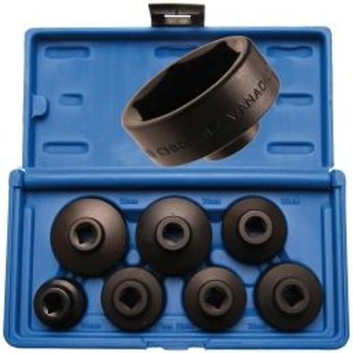 BGS technic - Ölfilterschlüssel-Satz | Ø 24 - 38 mm | 7-tlg