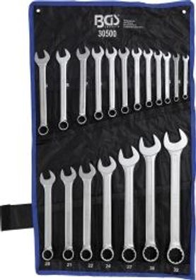 BGS technic - Maul-Ringschlüssel-Satz | SW 8 - 32 mm | 19-tlg