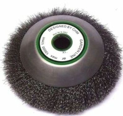 Unkrautbérste Wildkrautbérste 200 x 25,4 mm Drahtbérste fér Motorsense