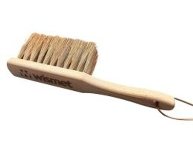 Handfeger, Poly-Kokos, 28 cm Länge, mit Aufhängeloch und Lederband