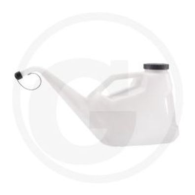 Universal-Einféllkanne, transparent 10l - mit Verschlusskappe, Féllkappe und Sie