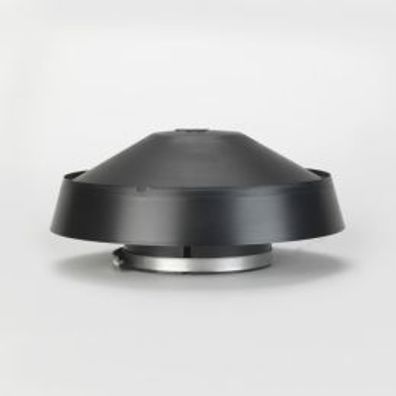 Regenkappe - 127 mm Anschluss (Form C-do) - 124 mm Höhe